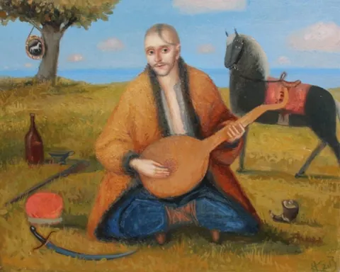 Безсмертний українець. Козак Мамай (художник Катерина Косьяненко, 2013)