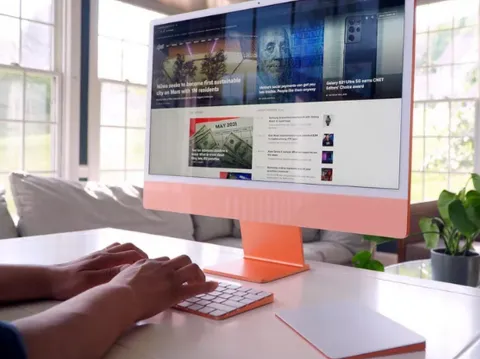 Imac 24 мощный функционал и обновленный дизайн.