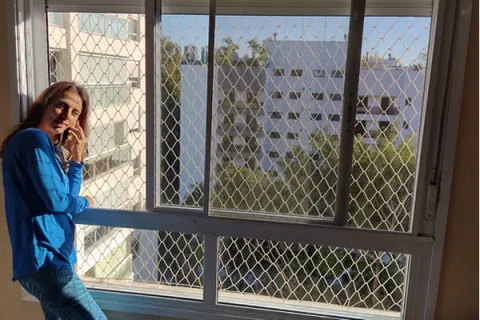 Redes de proteção para janelas