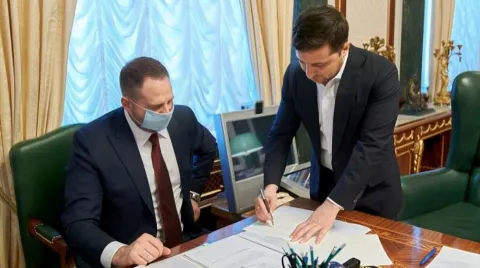 Зеленський на роботі в офісі Єрмака 