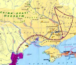 Скіфські війни та формування населення Центральної України. Скіфи-сколоти
