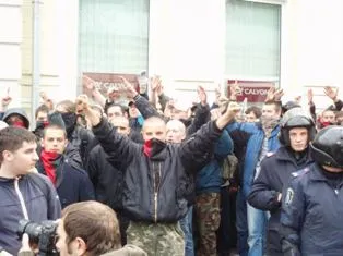 Націоналістичне граффіті у Харкові