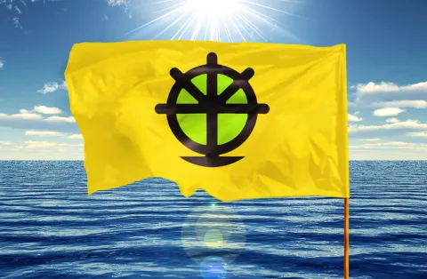 Активний (ігровий) варіант прапору цивілізації Міжмор'я