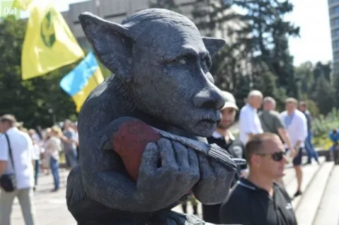 Пам'ятник Путіну. Запоріжжя. 