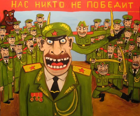 Політичне ток-шоу на московському телебаченні :)
