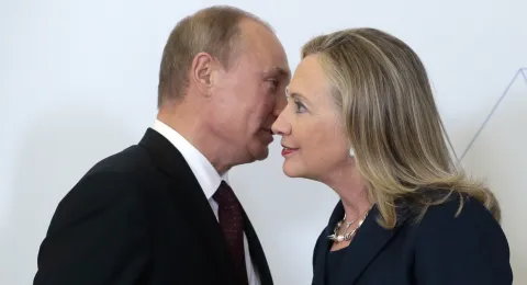 Володимир Путін і Гілларі Клінтон