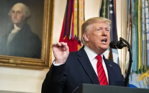 Президент США Дональд Трамп під час прес-конференції 27 жовтня 2019 року в Білому Домі