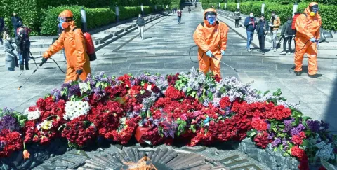Ковідний ритуал у Києві 