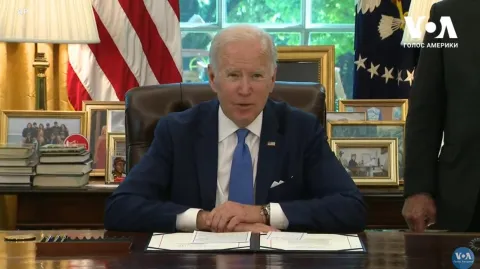Президент США Джо Байден оголошує про підписання закону про ленд-ліз
