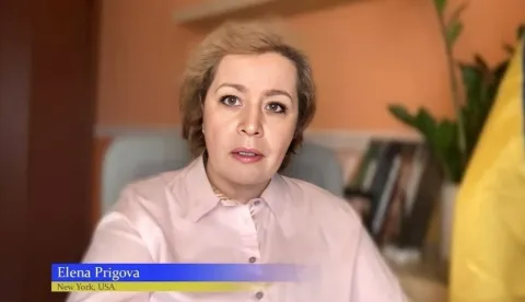 Журналіст Єлена Прігова (Нью-Йорк)