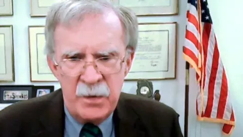 John Bolton speaking to Sky News