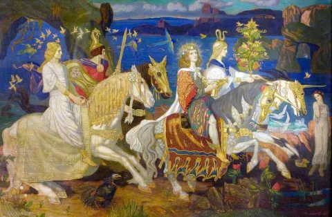Ельфійська кіннота (The Riders of the Sidhe). Автор Джон Дункан (John Duncan)