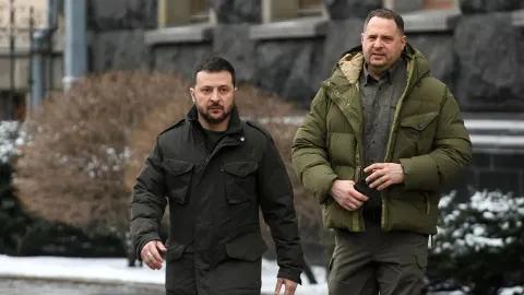 Андрій Єрмак і його президент