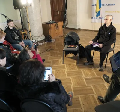 Зустріч з Ігорем Каганцем на Майдані: про перемогу Української держави (фото, аудіо)
