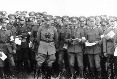 Ганс фон Сект на маневрах рейхсвера в Тюрингії. 1925 рік