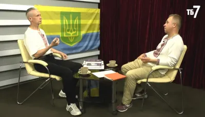 Ігор Каганець і Анатолій Кривонос на ТБ-7 - про книгу "Пшениця без куколю"