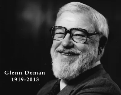 Гленн Доман (Glenn Doman) - американський лікар-фізіотерапевт, автор відновлюючих методик для дітей з ураженнями нервової системи та навчальних методик для всіх дітей (метод Домана). 