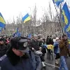 Марш протесту проти нелегальної міграції в Луганську