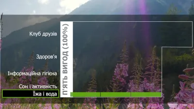 4 Їжа і вода програми «П’ять вигод»