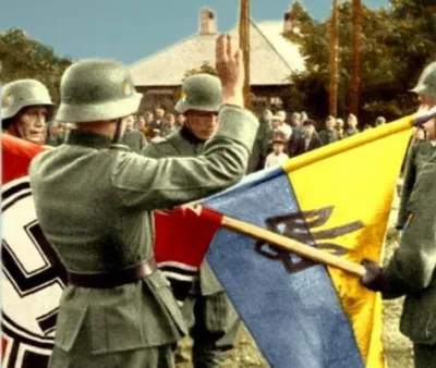 Присяга вояків Українського Визвольного Війська. 