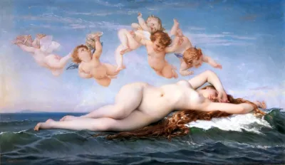 Народження Венери (1863), художник Александр Кабанель (Франція) 