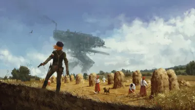 Залізний урожай. Художник Якуб Розальськи.