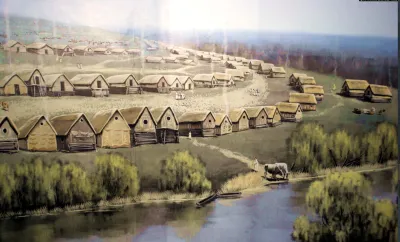 Реконструкція трипільського поселення