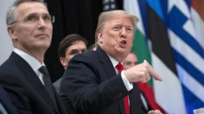 Єнс Столтенберг і Дональд Трамп. Фото: Associated Press/East News