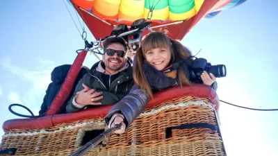 Селфі в аеростаті. Вгору просування – без краплі вагання!