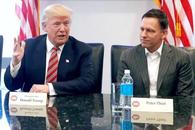 Дональд Трамп і Пітер Тіль