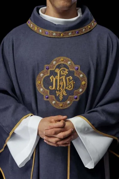 Purple Chasuble: Craftsmanship and Tradition in Liturgical Vestments