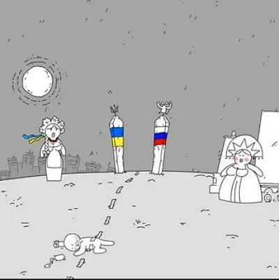 В мережі з’явився мультфільм про російський „гуманітарний конвой”
