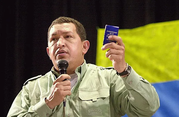 Hugo Chávez in Porto Alegre, Brazil. Jan/26/2003, Фото: Victor Soares, Agência Brasil