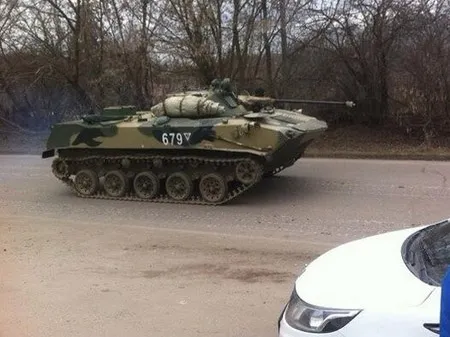 Фото: Російський танк Джерело: twitter/rfcnf