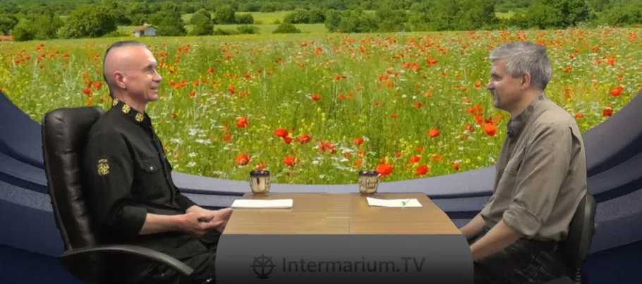 Ігор Каганець і Володимир Щербина в студії Intermarium.TV 
