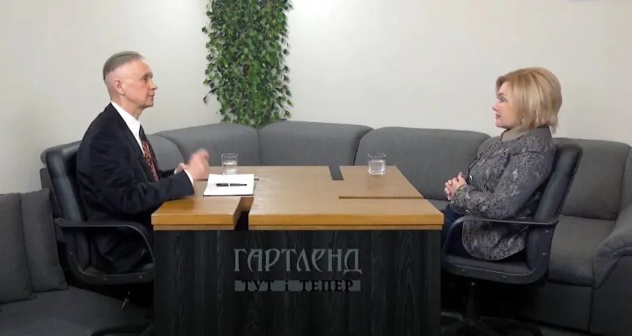 Ігор Каганець і Оксана Білозір у студії "Гартленд"