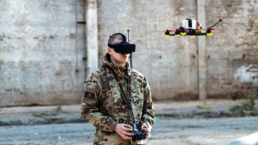 Український військовий у центрі підготовки операторів дронів "Kill House"