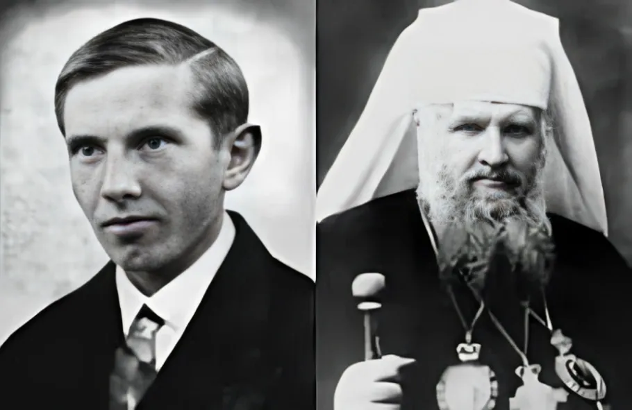 Степан Бандера і митрополит Андрей Шептицький